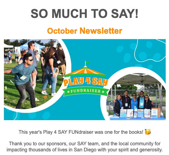 SAY San Diego Blog San Diego, California