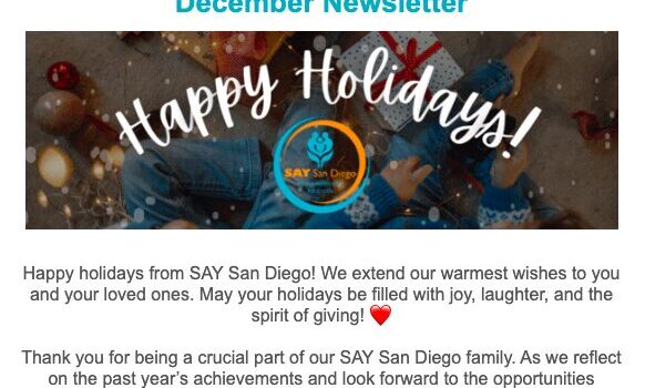 SAY San Diego December 2023