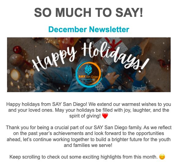 SAY San Diego Blog San Diego, California