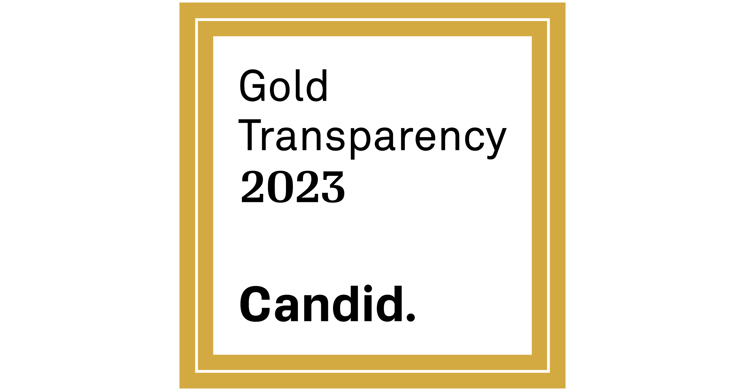 Guidestar Gold Transparency 2023 Award